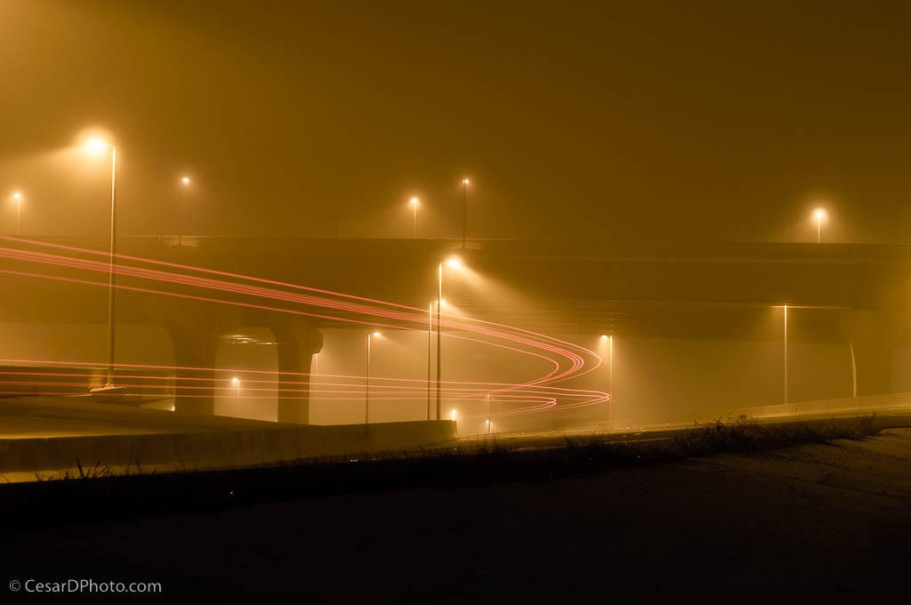 Fog over my City Overpass